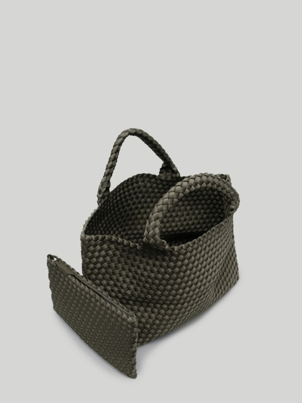 St. Barths Medium Tote Olive - Image 2