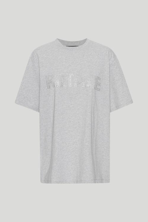 Jersey Straight T-Shirt - Light Grey Melange