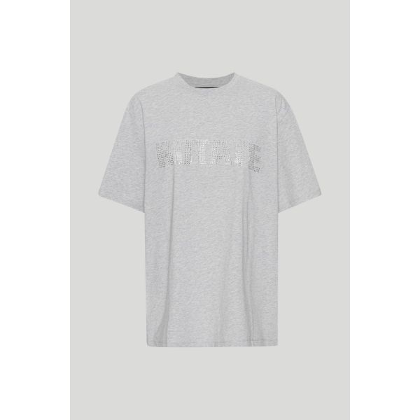 Jersey Straight T-Shirt - Light Grey Melange