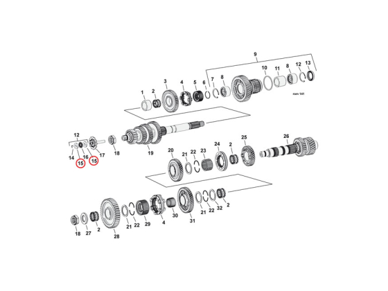 THRUST WASHER, CLUTCH THROW-OUT BEARING