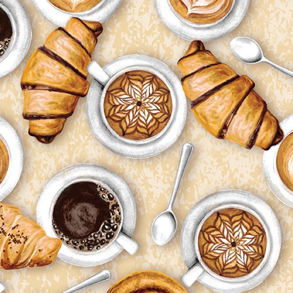 For the love of coffee croissant