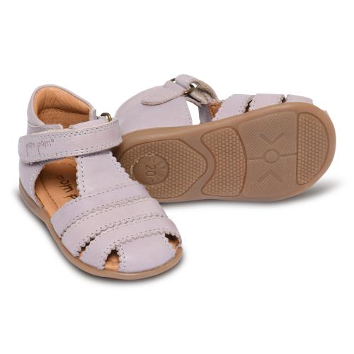 Pom Pom | Starters Scallop Velcro Sandal - Light Lavender