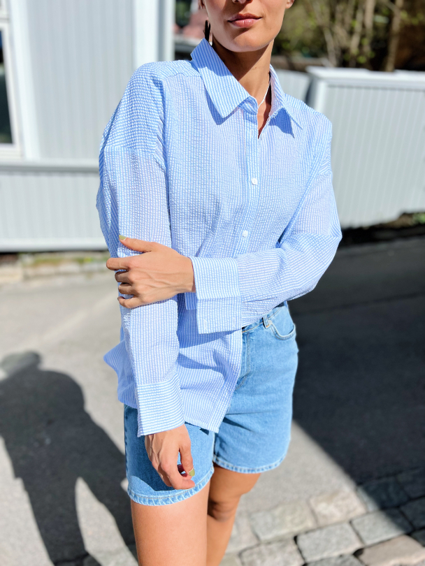Sonja shirt - Blue/White  - Image 3