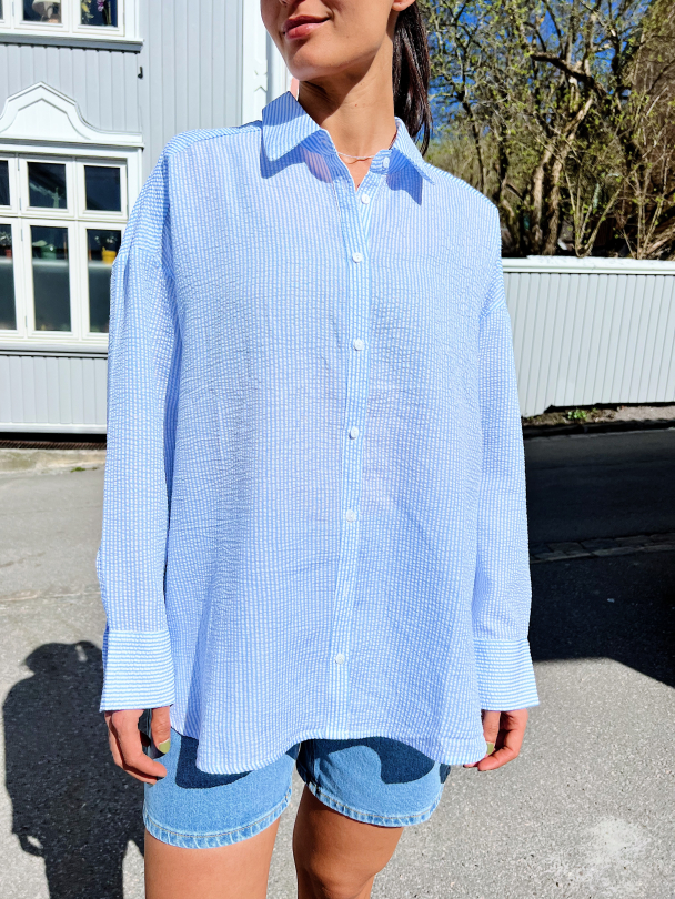 Sonja shirt - Blue/White  - Image 4