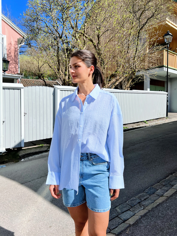 Sonja shirt - Blue/White  - Image 7