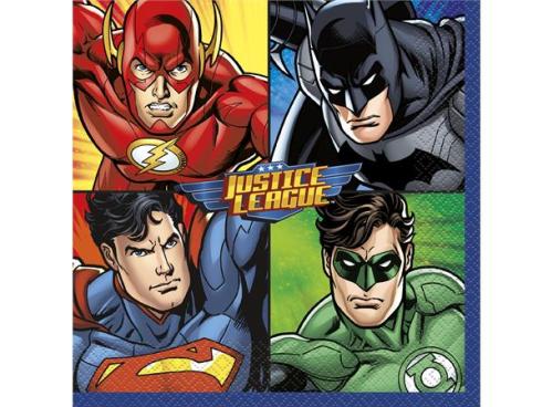 Serviett JUSTICE LEAGUE 33x33cm 16 stk