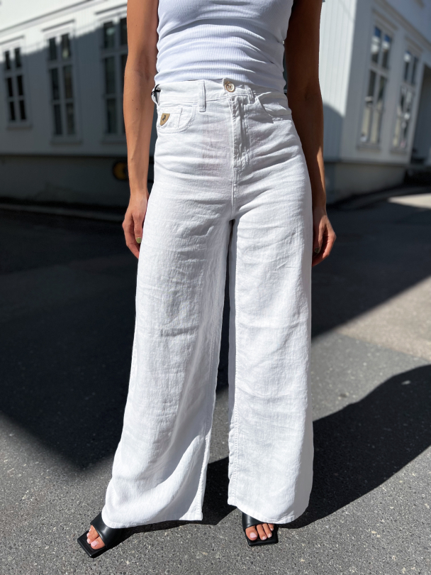 Marlene Linen Colour - White  - Image 1