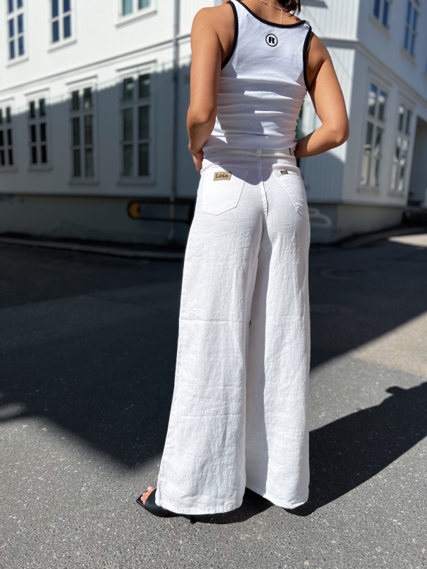 Marlene Linen Colour - White  - Image 10