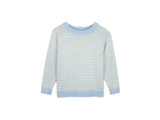 Fliink - Favo Stripe Knit Pullover, Serenity Stripe