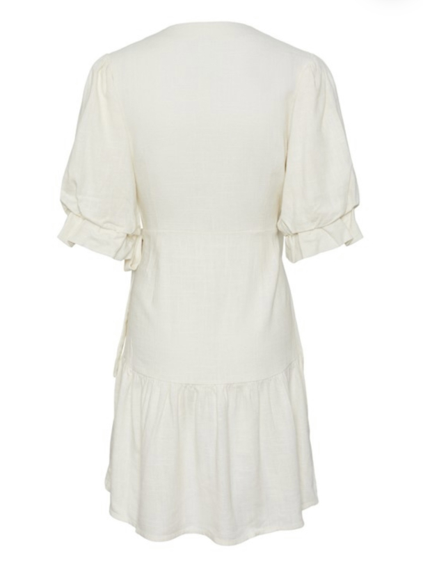 Prima 2/4 Wrap Dress - Star White - Image 3