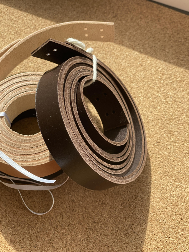 LEATHER STRAPS FOR FRENCH MARKET BAG - Image 1