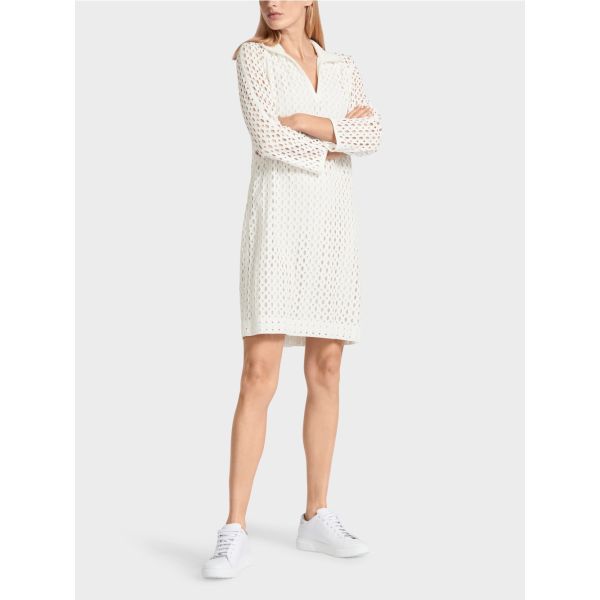 Sporty dress with perforated pattern|Dress from Marccain