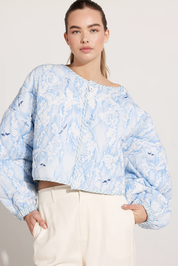 Strandfiol Jacket - Blue stripes  - Image 2