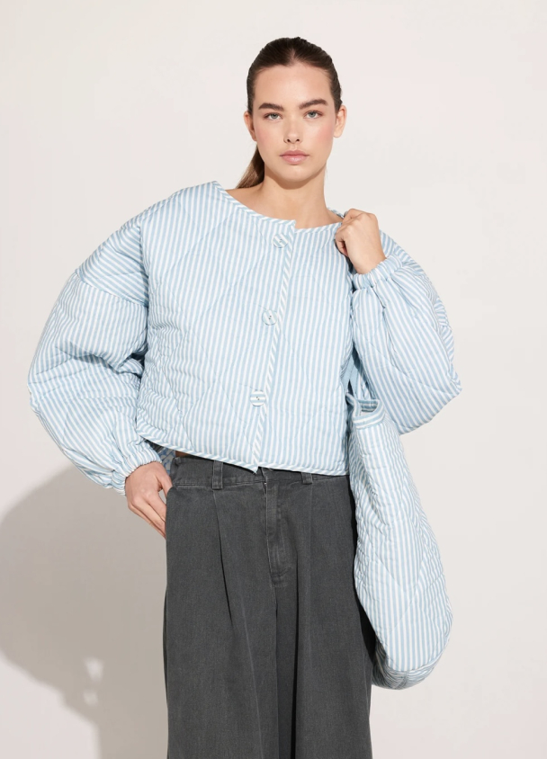 Strandfiol Jacket - Blue stripes  - Image 7