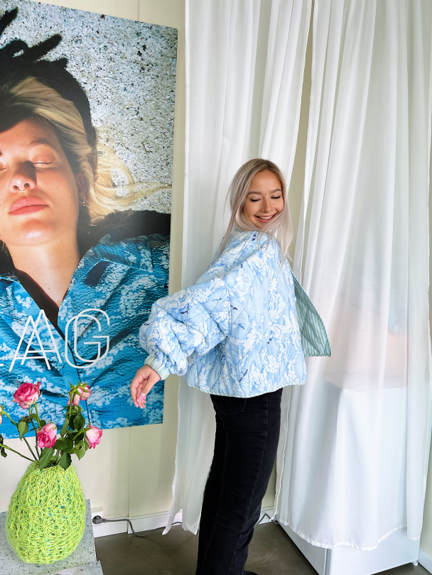 Strandfiol Jacket - Blue stripes  - Image 8