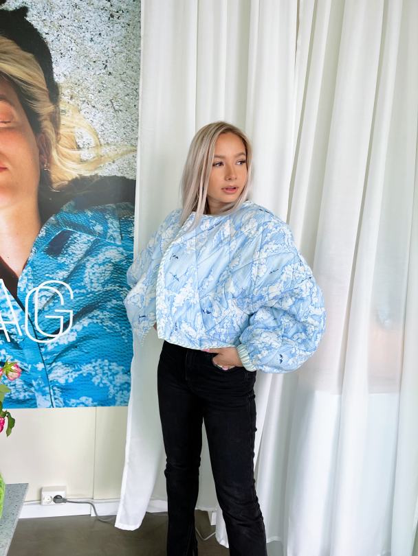 Strandfiol Jacket - Blue stripes  - Image 9