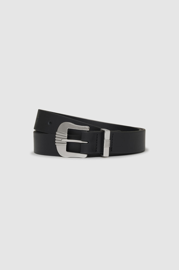 WAYLON BELT - BLACK AND SILVER - Image 2