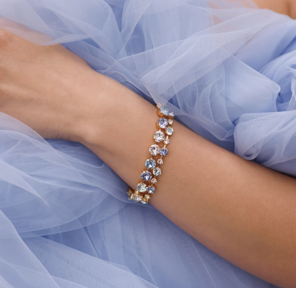 Pomona Bracelet Rhodium - Sea Breeze Combo - Image 3