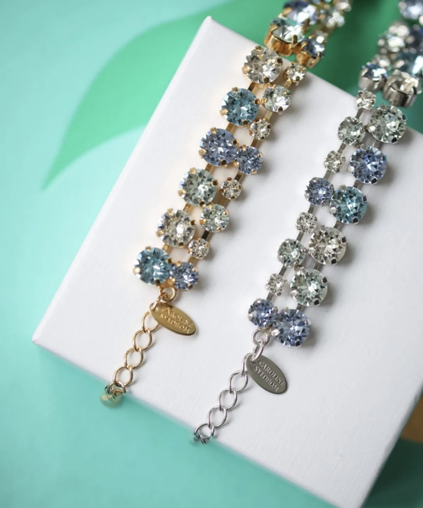 Pomona Bracelet Rhodium - Sea Breeze Combo - Image 4
