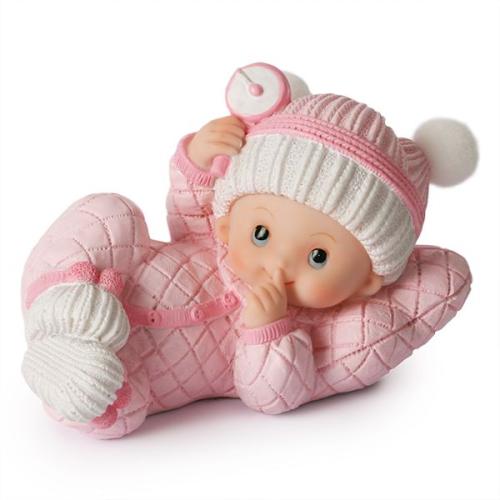 Baby liggende Rosa