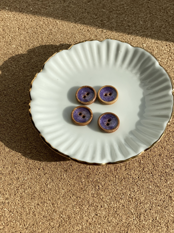 Knapp - Tre m/ Belegg- 15 mm - Image 2