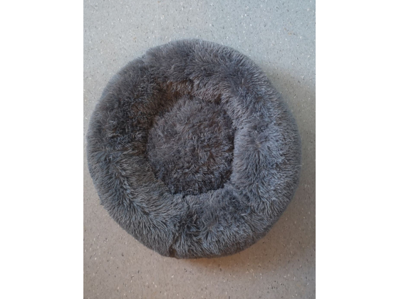 Donut Hundeseng   80cm.  Mørk grå