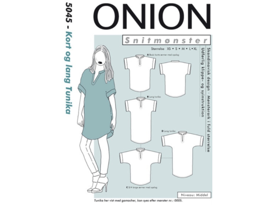 Onion Dame Tunika kort og lang - plus size