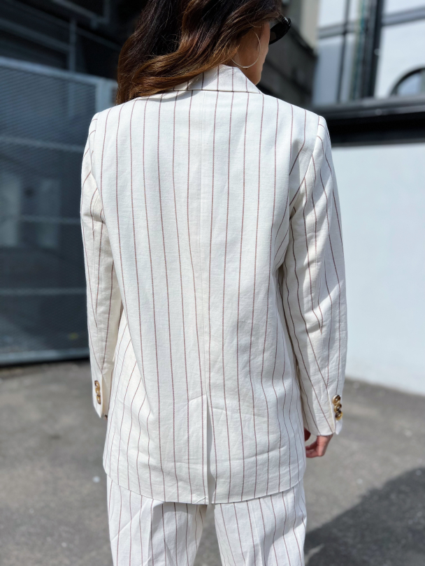 Spigato Blazer - Antique White - Image 4