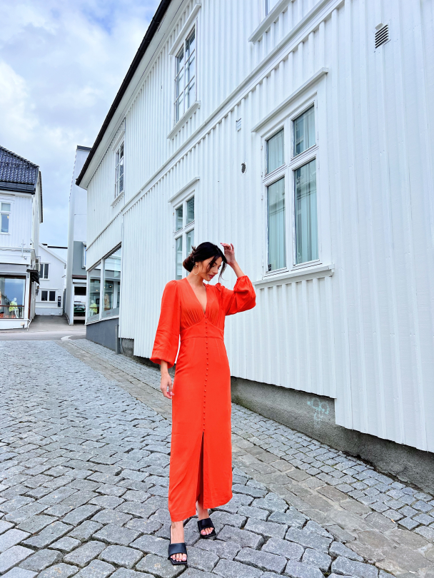 Emanuelle Slim Dress - Tigerlily - Image 4