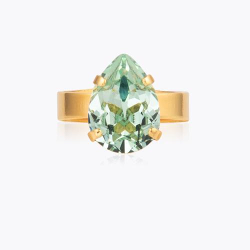 Mini Drop Ring - Chrysolite