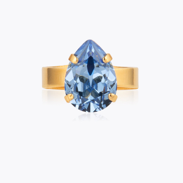 Mini Drop Ring - Light Sapphire - Image 1
