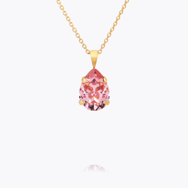Mini Drop Necklace - Light Rose - Image 1