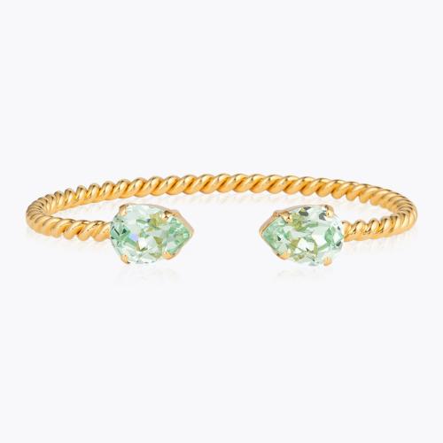 Mini Drop Bracelet - Gold Chrysolite