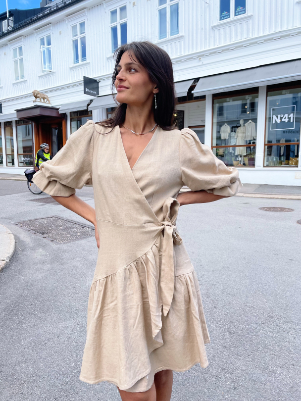 Prima 2/4 Wrap Dress - Nomad - Image 5