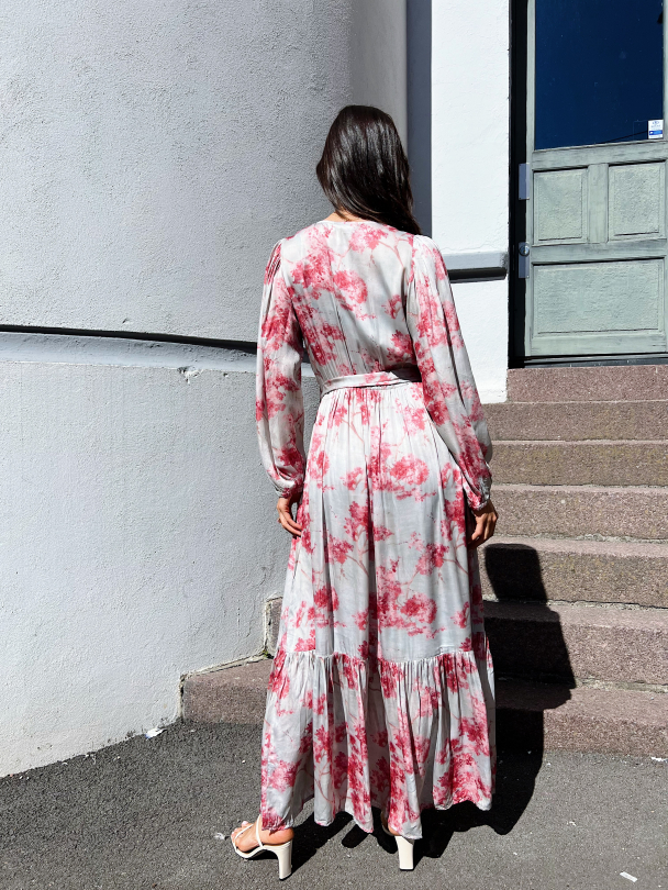 Ingrid Maxi Dress - Cherry Bloom  - Image 5
