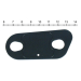 JAMES. GASKET PRIMARY INSPECTION COVER. RUBBER