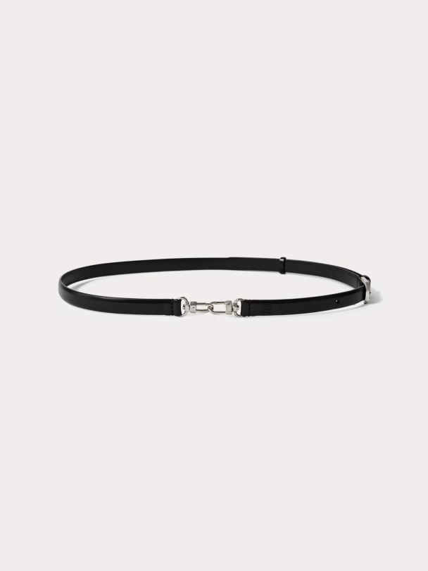 Double Clasp Leather Belt - Image 2