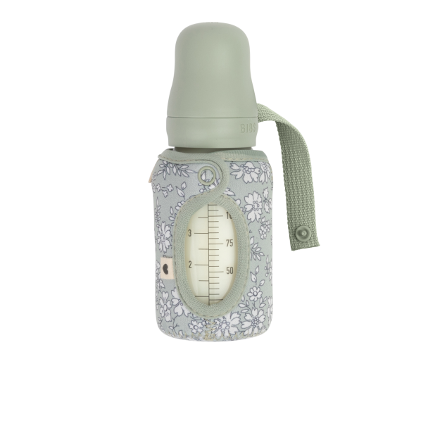 BIBS x LIBERTY- BABY BOTTLE SLEEVE SMALL CAPEL SAGE - Image 1