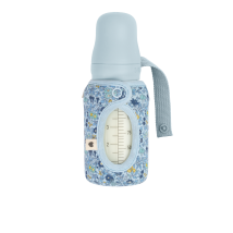 BIBS x LIBERTY- BABY BOTTLE SLEEVE SMALL CHAMOMILE LAWN BABY BLUE