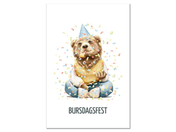 Papirkort | Bursdagsfest