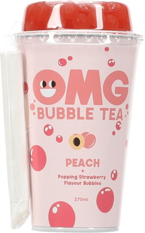 Bubble Tea Peach 270ml Omg (KUN I BUTIKK)