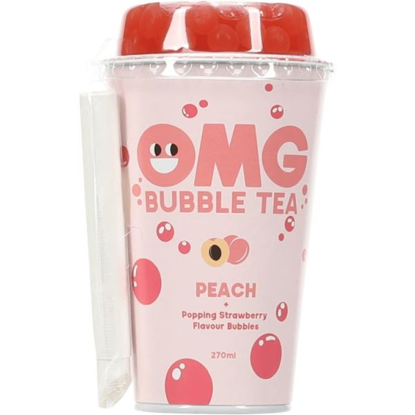 Bubble Tea Peach 270ml Omg (KUN I BUTIKK)
