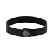 Bracelet black calf leather - 12mm 