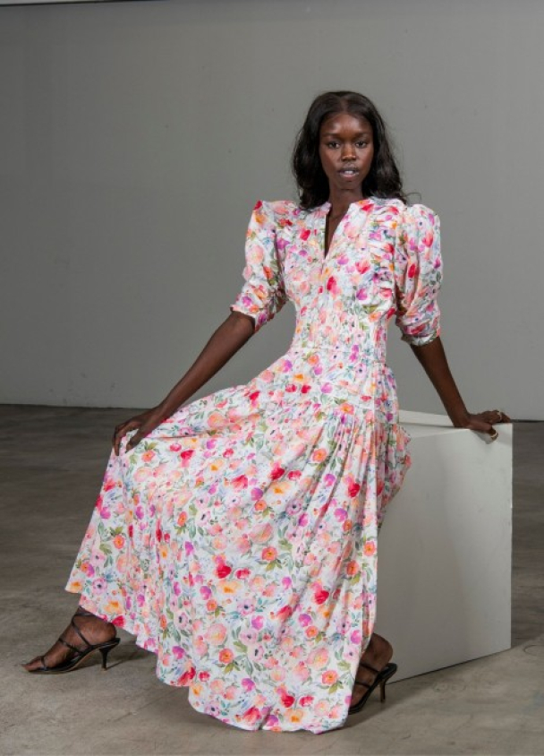 Fabienne Dress - Pink Botanic - Image 4