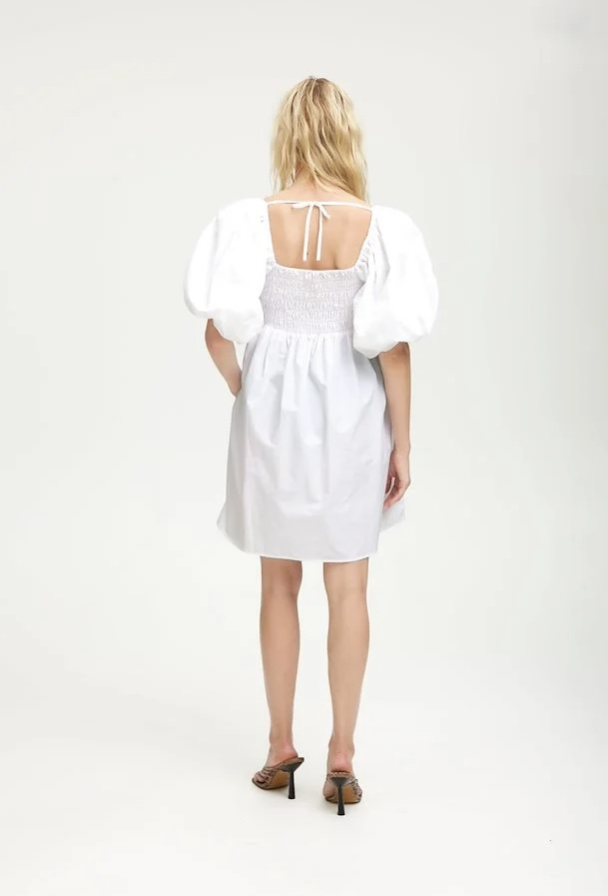 Bera Short Dress - Bright White  - Image 2