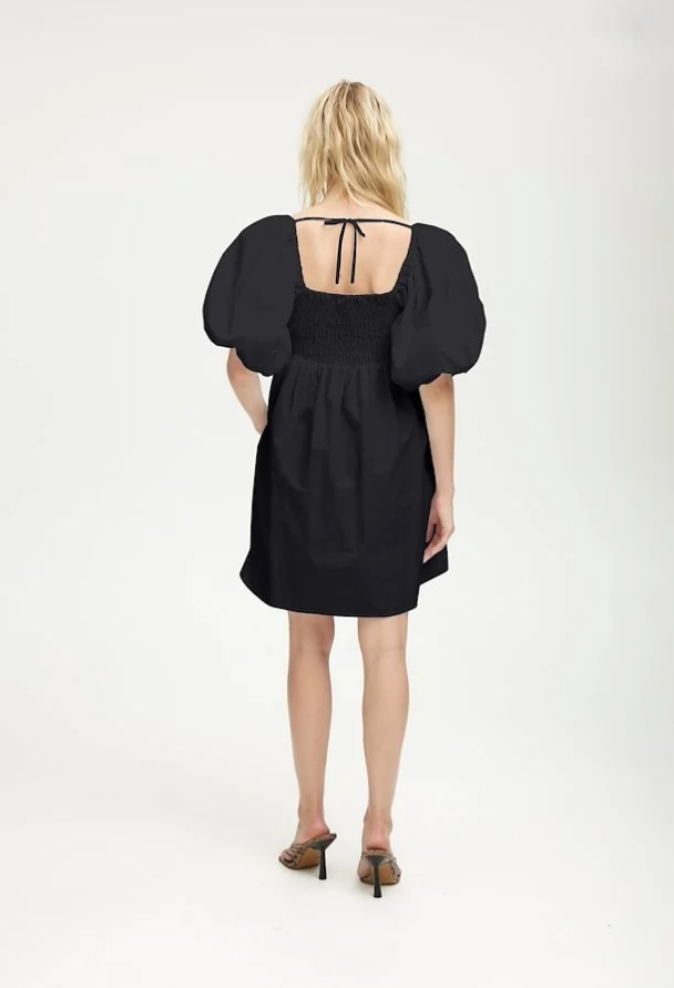 Bera Short Dress - Black  - Image 3