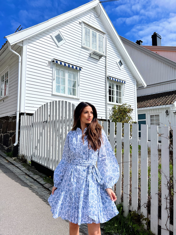 Noreen Dress - Bluebell - Image 7