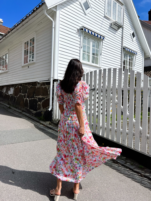 Fabienne Dress - Pink Botanic - Image 6