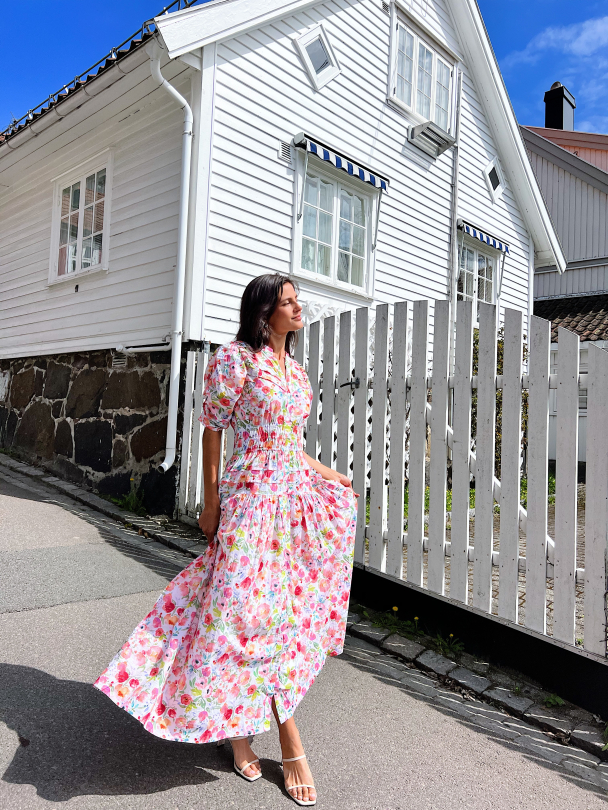 Fabienne Dress - Pink Botanic - Image 7
