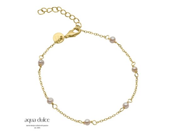 Armbånd -  Pearly (Forgylt)
